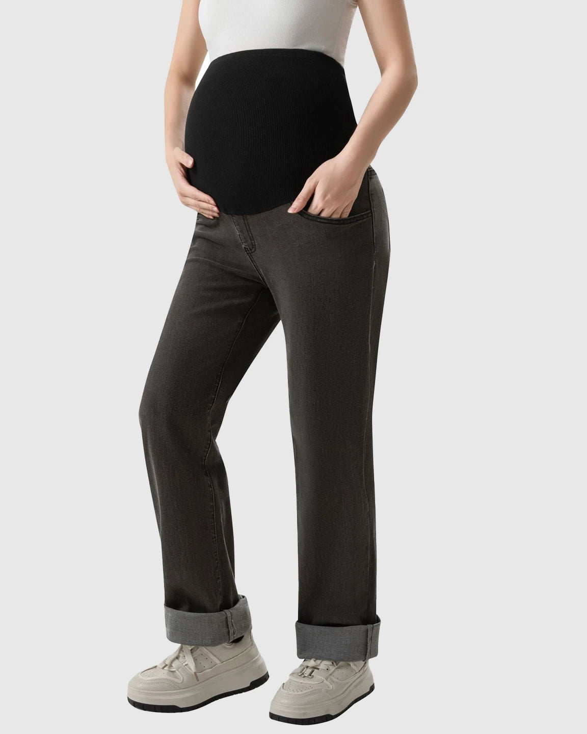 Soft Stretch Over Bump Maternity Jeans