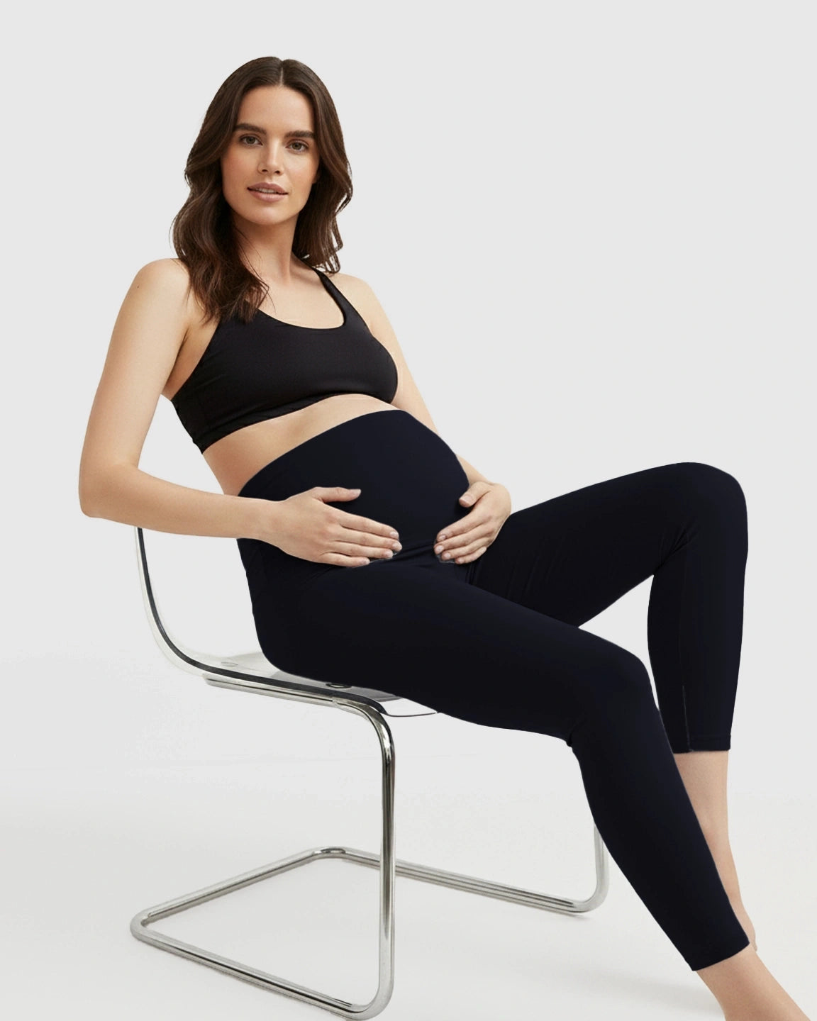 Ultra-Soft Support Maternity Midi Leggings