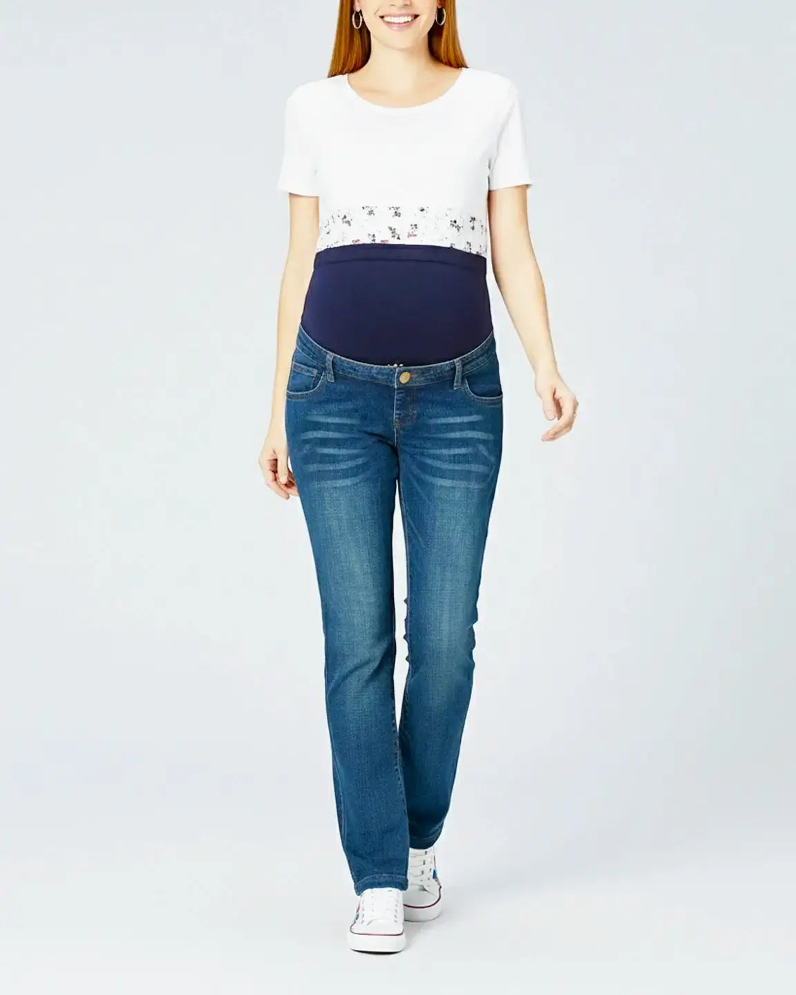 Classic Boot-Cut Maternity Jeans