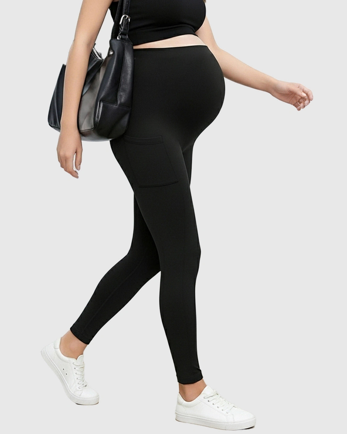 Support Panel Over-Belly Skinny Fit Maternity Leggings
