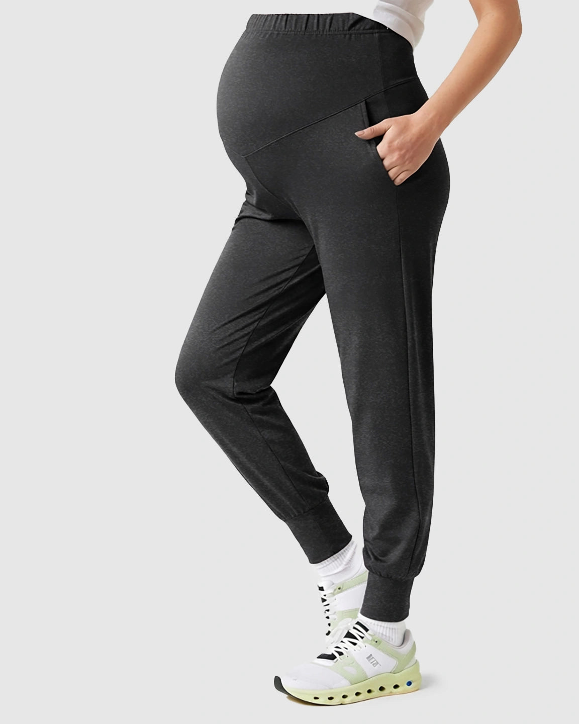 Supportive Slim-Fitting Maternity Joggers